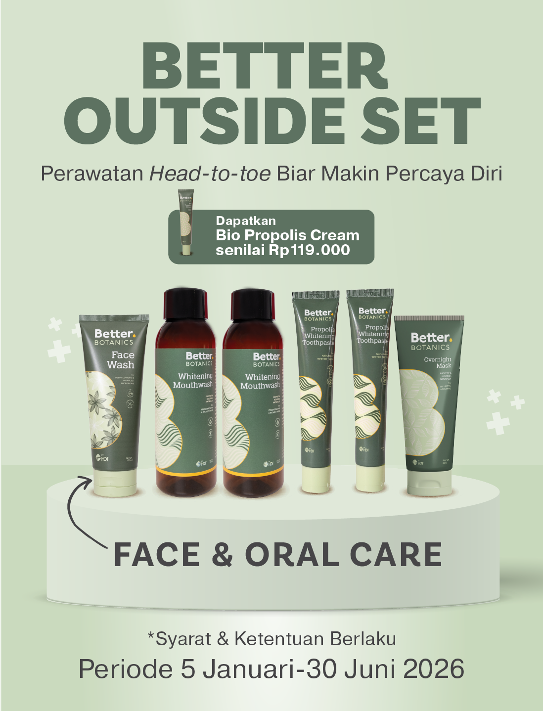 BETTER OUTSIDE - FACE & ORAL CARE SET